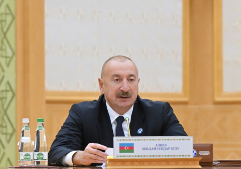 İlham Əliyev MDB Dövlət Başçıları Şurasının məhdud tərkibdə iclasında çıxış edib -
